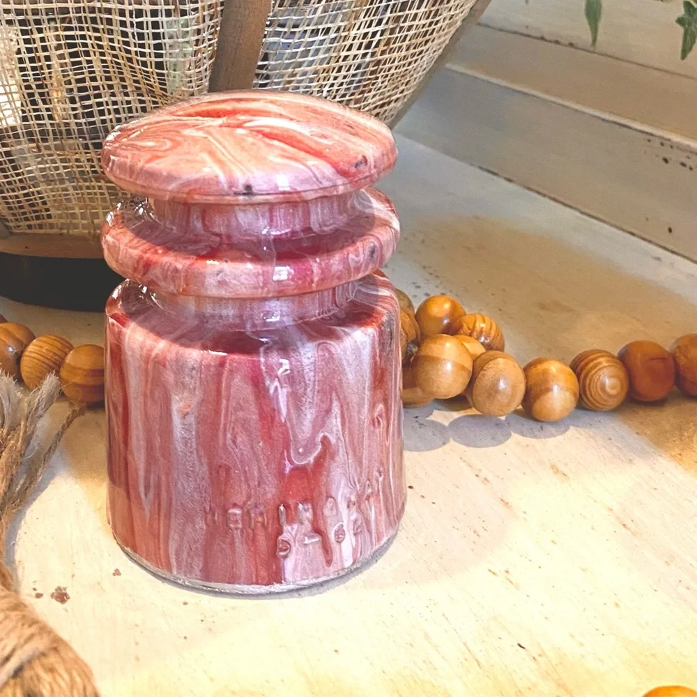 Yard Garden Art / Home Decor / Bocce Ball Half-Court Markers ~ Glass Insulators - Picture 5 of 8